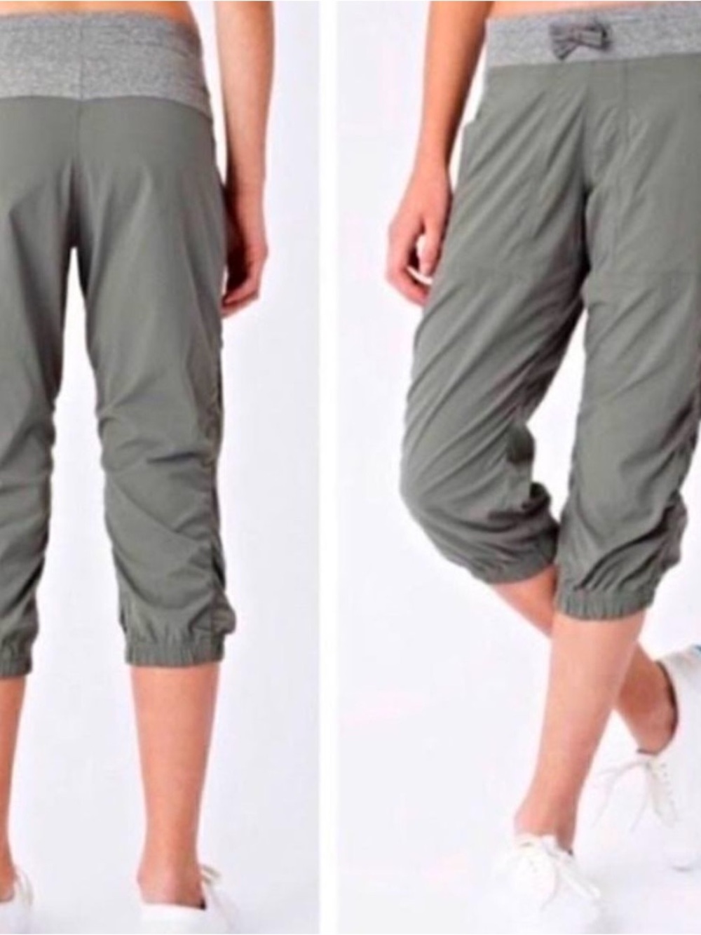 Ivivva Live To Move Gray Studio Crops Size 12